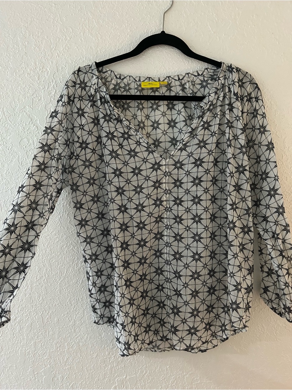 Roberta Roller Rabbit Black & White Lucy Top M
